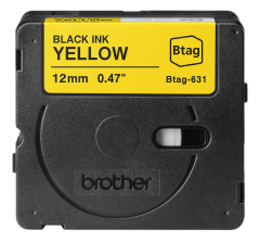 PTOUCH Band schwarz/gelb n.laminiert BTAG-631...