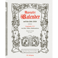APPENZELLER Bildkalender 2026 9783858829108 Appenzeller...