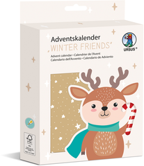 URSUS Adventskalender 24870000F Winter friends
