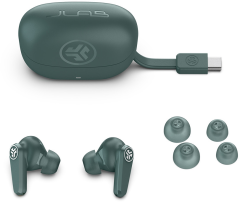 JLAB Go Pods ANC Earbuds IEUEBGOPODSRSGE124 True...