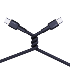 AUKEY Cable USB-C-to-C KevlarCore CB-NCC2 BK N ylon...