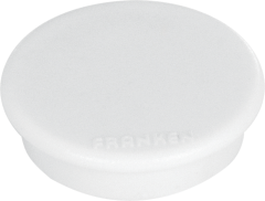 FRANKEN Haftmagnete 24mm HM20 09 weiss 10 Stück
