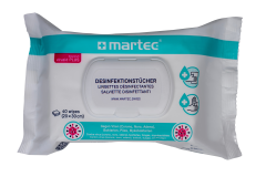 MARTEC Desinfektionstücher 33087 Mit Aloe-Vera 40 Stk.