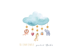 GOLDBEK Glückwunschkarte Baby FR B6 8411.A Baby Mobile