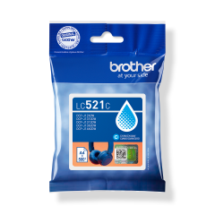 BROTHER Tintenpatrone cyan LC-521C DCP-J1360DW 500 Seiten