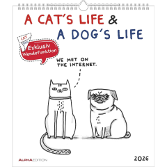 ALPHA EDITION Bildkalender 2026 160927 Cats Life &...