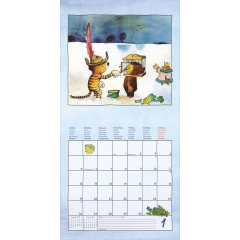 ALPHA EDITION Bildkalender 2026 160580 Janosch ML 30x30cm