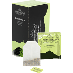 CROWNINGS Apfel/Pfirsich 101295 Beutel 2.5g, 25 Stk.