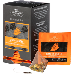 CROWNINGS Bio Orange Ginger 105550 Pyramide 2.5g, 15 Stk.