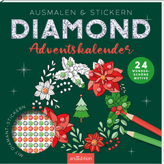 ARS EDITION Adventskalender 21x21cm 13622 Diamond,...