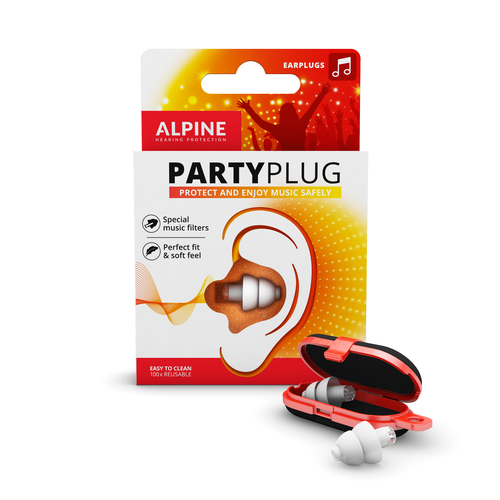 Alpine.PartyPlug transparent Gehrschutzstpsel