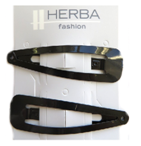 FHH.Clips, schwarz, 2 Stk., 7 cm