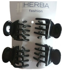 Herba FHH.Pinzettina, schwarz, 4 Stk., 2 cm