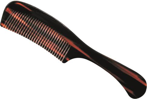 Herba Griffkamm, handgesägt, acetat, braun, 19 cm