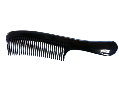 Griffkamm, Kunststoff, schwarz, 21 cm