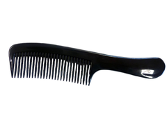 Griffkamm, Kunststoff, schwarz, 21 cm