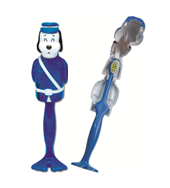 Kids Brush Zahnbürste Hund, blau