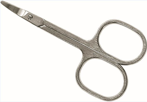 Herba Babyschere, vernickelt