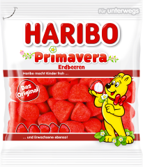 HARIBO Primavera Erdbeeren 48823 Beutel 100g