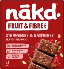 NAKD Strawberry-Raspberry 2515 44g, 3 Stk.