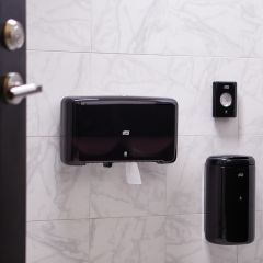 TORK Hygienebeutel Spender B5 566008 schwarz 140x100x36mm