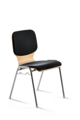 MAYER Besucherstuhl Wood Comf. Plus 211601 stapelbar, 2...