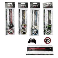 ROOST Schreibset Game GMOPP4-001 4-teilig, assortiert