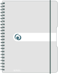 HERLITZ Collegeblock A4 11293107 Easy orga 5mm kar. transp.