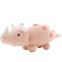 Hardicraft Häkelset Dino Triceratops, 24 cm Orange...