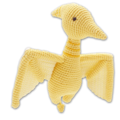 Hardicraft Häkelset Dino Pteranodon, 18 cm Gelbes...