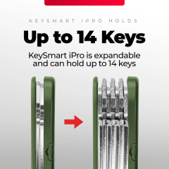KEYSMART iPro V3 KS431-GRN-V3 Apple Find My, Green