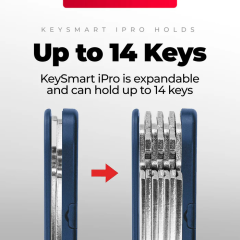 KEYSMART iPro V3 KS431-BLU-V3 Apple Find My, Blue