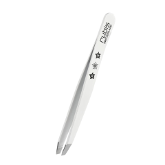 Rubis Pinzette schräg, Edelweiss Druck, Inox
