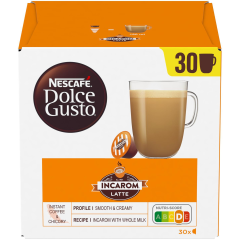 NESCAFE Kaffeekapseln Dolce Gusto 12534112 Incarom Latte...