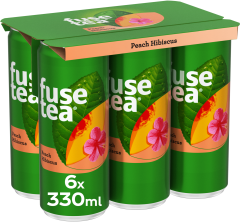 FUSE TEA Peach Hibiskus 1984901 33cl, 6 Stk.