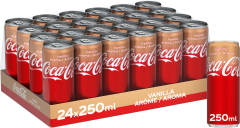 COCA COLA Vanilla, Alu 129400000877 25 cl, 24 Stk.