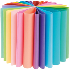 RICO DESIGN Bastelblock A4 0 Super Rainbow 180g, 30 Blatt