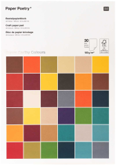 RICO DESIGN Bastelblock A4 0 Super Earthy 180g, 30 Blatt