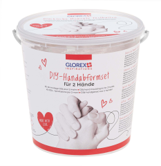 GLOREX DIY Handabformset 62704012 für 2 Hände