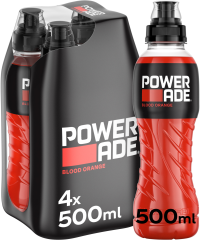 POWERADE Blood Orange, Pet 622330 50 cl, 4 Stk.