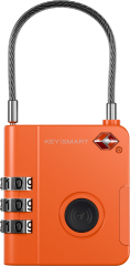 KEYSMART SmartLock KS520-ORG TSA Approved Find My Lock Or.