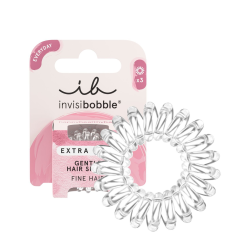 Invisibobble Haarbinder Extra Care, Crystal Clear, 3 Stk.