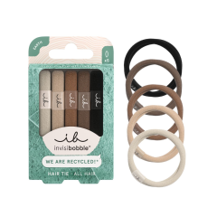 Invisibobble Haarbinder Ecotie, Mocha, 5 Stk