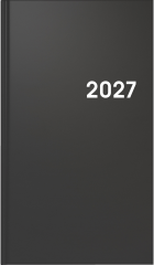 BRUNNEN Taschenkalender 2027 1075661907 1W/2S schwarz ML...