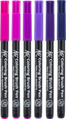 SAKURA Brush Pen Koi POXBR6F Galaxy Set 6 Stück