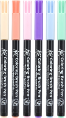 SAKURA Brush Pen Koi POXBR6C Sweets Set 6 Stück