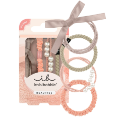 Invisibobble Haarbinder Beauties, Powdery Pearl, 4 Stk.