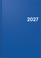 BRUNNEN Buchkalender 2027 1079561037 1T/1S blau ML A5
