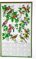 DOERIG Vögel Reinleinen 2027 19.2795 1J/1S ML 40x70cm