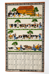 DOERIG Alpaufzug Reinleinen 2027 19.2782 1J/1S ML 40x70cm